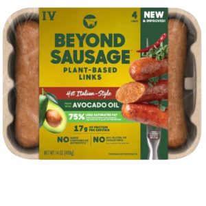HOT ITALIAN SAUSAGE 400gr, BEYOND MEAT
