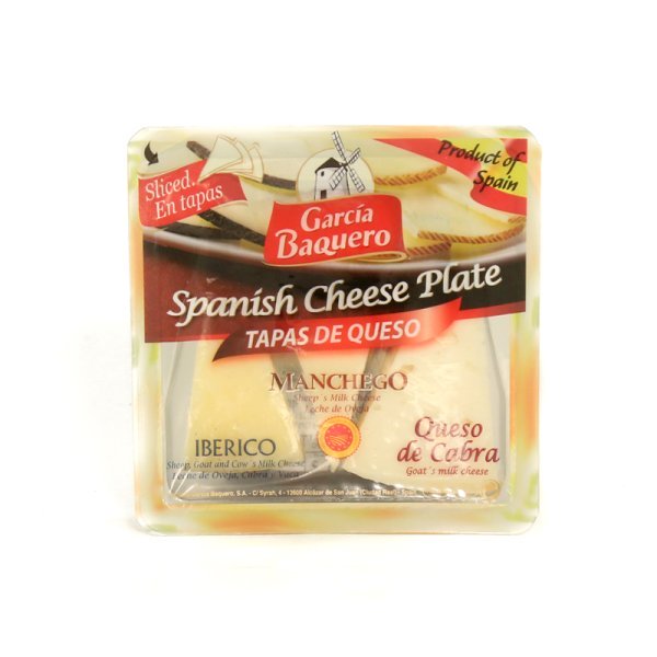 TABLAS DE QUESOS ESPAÑOLES (MANCHEGO, IBERICO, CABRA)150gr