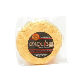 TORTILLA ESPAÑOLA C/CEBOLLA EXQUISE 800gr PALACIOS