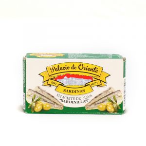 SARDINILLAS EN ACEITE DE OLIVA  81gr. PALACIO DE ORIENTE