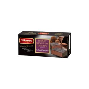 Turrón de Chocolate Trufado El Romero