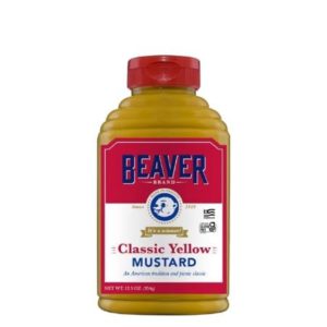 AMERICAN PICNIC MUSTARD SQUEEZE BOTTLE  12.5 oz "BEAVERTON"