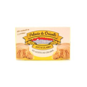 ATUN CLARO ACEITE DE GIRASOL 111gr. PALACIO DE ORIENTE