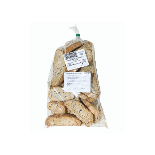 TOSTADA DE OAN Y CEREALES Y SEMILLAS (PRECIO POR KG)