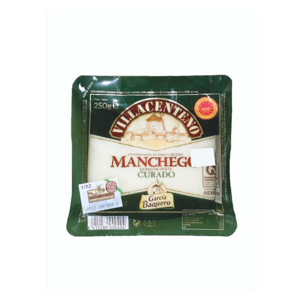 Queso Manchego Curado Villacenteno García Baquero