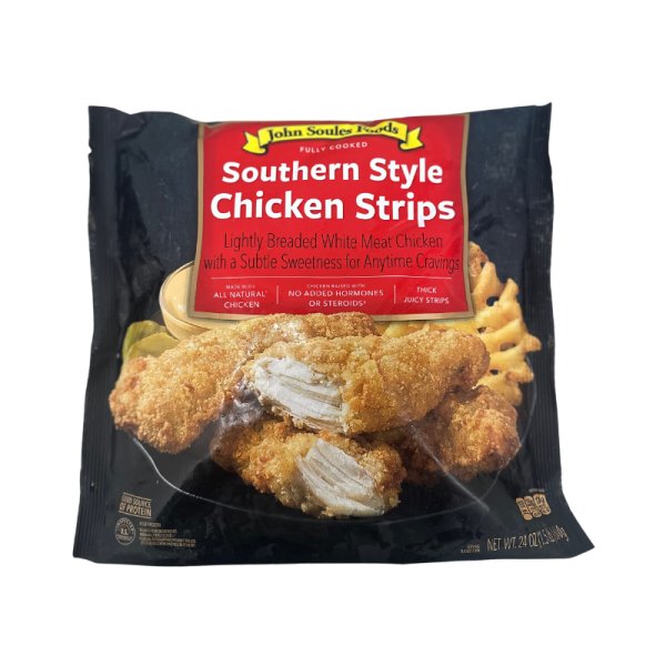 SOUTHERN STYLE TENDERS LIGHTLY BREADED  JOHN SOULES