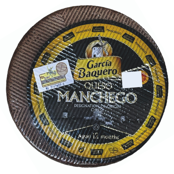 Queso Manchego 12 Meses Pieza García Baquero