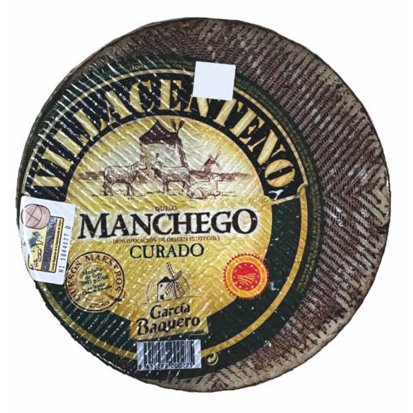 Queso Manchego Curado Villacenteno GArcia Baquero