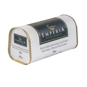 BLOCK DE FOIE GRAS NATURAL DE PATO LATA 200gr. IMPERIA