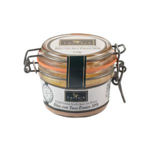BLOCK DE FOIE GRAS NATURAL DE PATO CON TACOS 130gr. IMPERIA