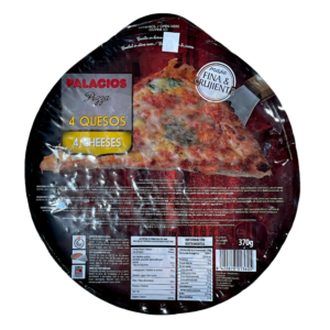 PIZZA 4 QUESOS 370gr PALACIOS