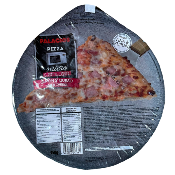 Pizza de Jamón y Queso Palacios