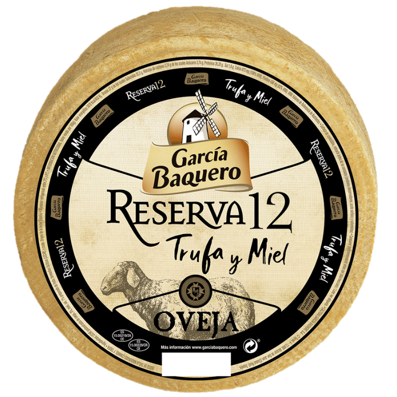 QUESO GARCIA BAQUERO OVEJA TRUFA Y MIEL 3kg