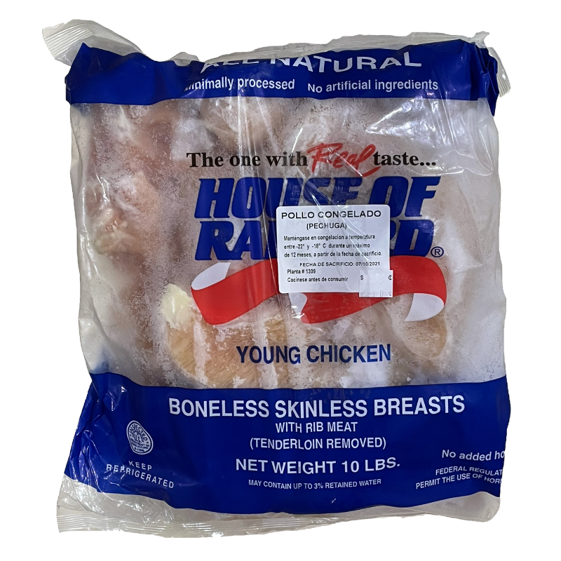 Pechuga de Pollo Congelada House Of Raeford – La Casa del Jamón