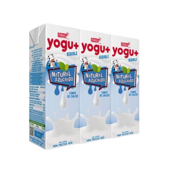 BATIDO NATURAL  BRICK PACK 200ml.  FEIRACO