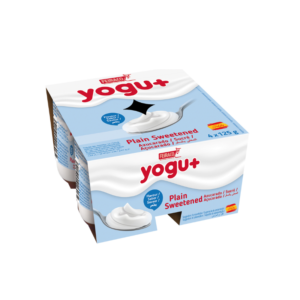 YOGURT NATURAL AZUCARADO PACK 4X125ml.  FEIRACO
