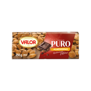 CHOCOLATE PURO ALMENDRA 250gr. VALOR