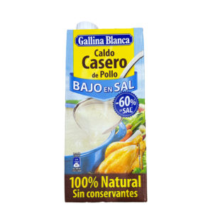 CALDO DE POLLO BAJO EN SAL GALLINA BLANCA BRICK 1LT.