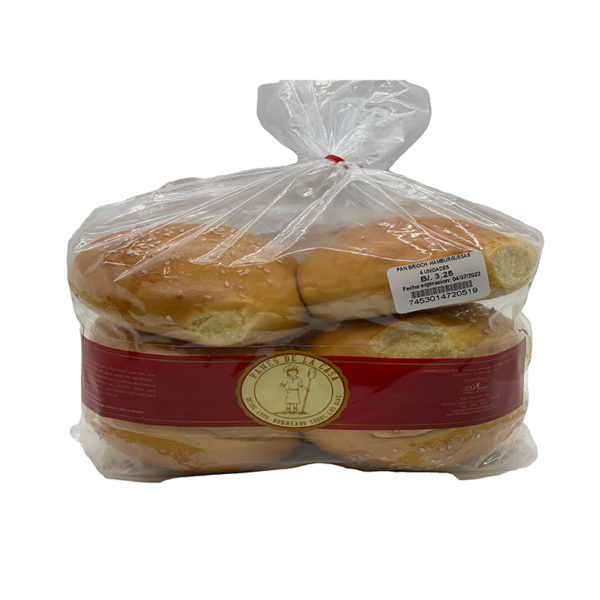 Pan de Hamburguesas Brioch