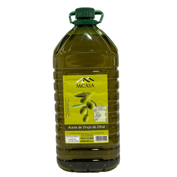 ACEITE DE ORUJO DE OLIVA PET 5lt. MICASA