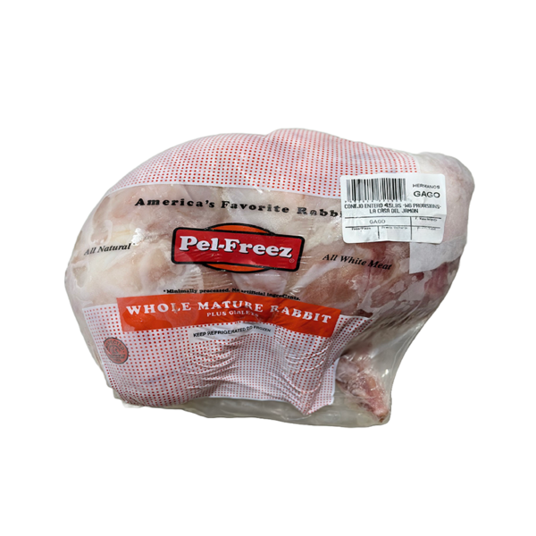 Conejo Entero 4.5 Lbs