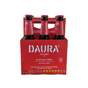 CERVEZA DAURA ESTRELLA BOTELLA  330ml. DAMM
