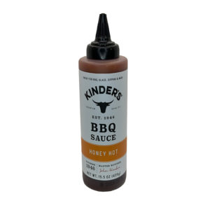HONEY HOT BBQ SAUCE 15.5oz. KINDERS BBQ
