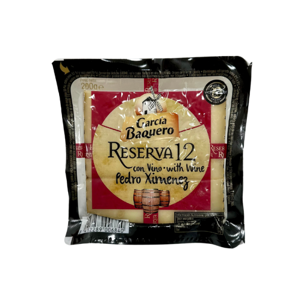QUESO G/B RESERVA AL VINO PXIMENEX CUÑA 200gr.