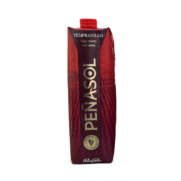 VINO TEMPRANILLO PEÑASOL BRICK  1Lt.