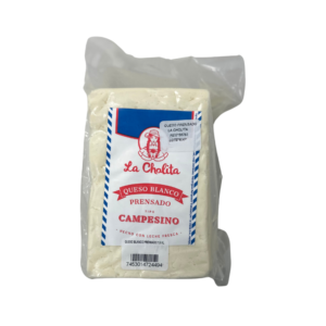 QUESO BLANCO PRENSADO NACIONAL 1.5kg.  LA CHOLITA