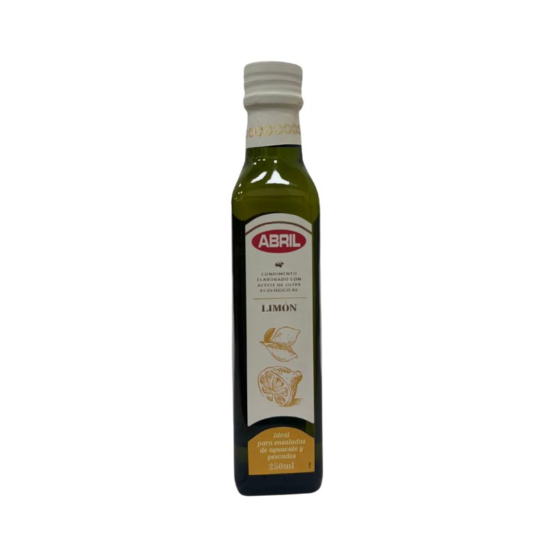 ACEITE CONDIMENTO OLIVA X/VIRGEN ECO Y AROMA LIMON 0.25lt. ABRIL