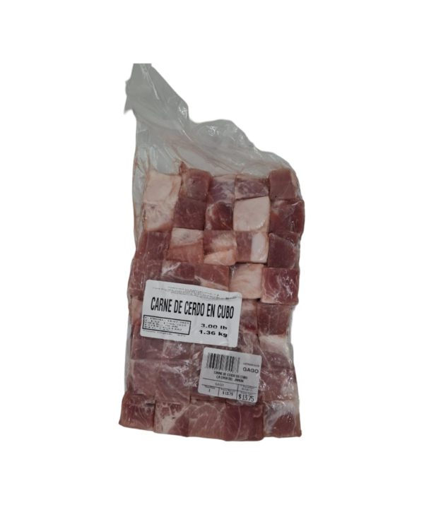 Carne De Cerdo En Cubo