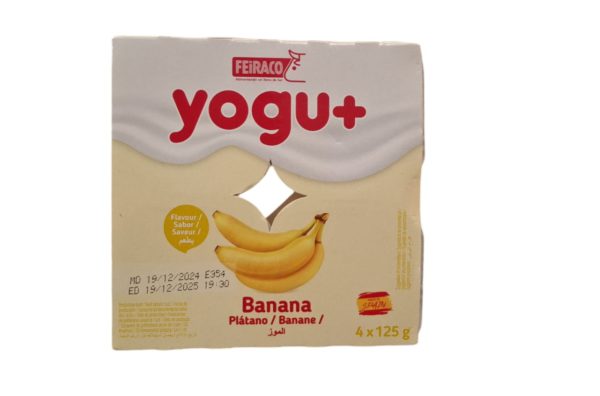 Yogurt Platano (Pack de 4) Feiraco