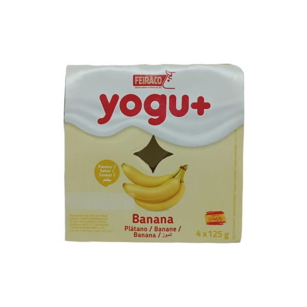 Yogurt Platano (Pack de 4) Feiraco