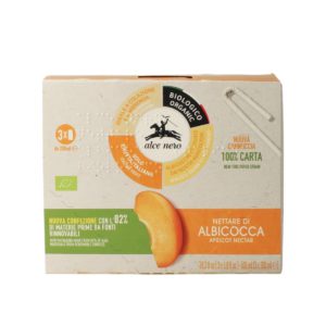 NECTAR DE ALBARICOQUE ECOLOGICO 3X200ml BRICK ALCE NERO