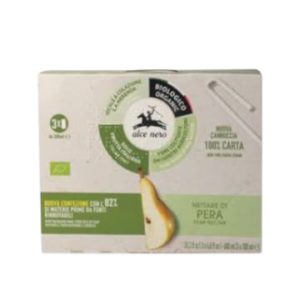 NECTAR DE PERA ECOLOGICO 3X200ml BRICK ALCE NERO