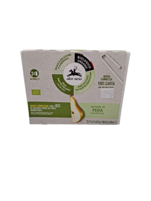 Nectar De Pera Ecologico Brick Alce Nero