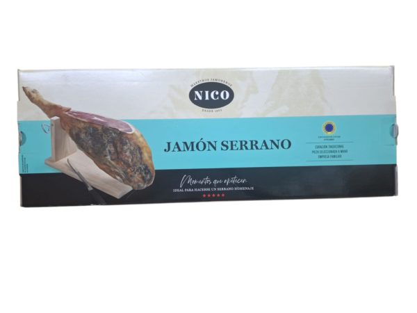Jamón Serrano Bodega Cuchillo + Jamonero