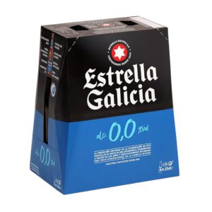 CERVEZA 0% SIN ALCOHOL ESTRELLA DE GALICIA 250ml