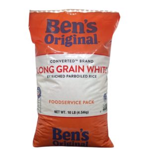 ARROZ BLANCO ENRIQUECIDO PRECOCIDO DE GRANO LARGO 10lb. BENS ORIGINAL