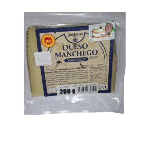QUESO MANCHEGO SEMICURADO CUÑA  200gr. SANABRIA