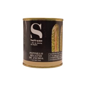 PEPINILLO RELLENO DE ANCHOA LATA 250G. SERRANO