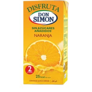 DISFRUTA NARANJA BRICK 2 LT DON SIMON