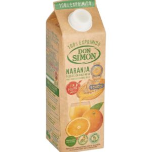 ZUMO EXPRIMIDO DE NARANJA DON SIMON 2 LT  SIN PULPA
