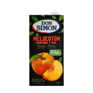 ZUMO MELOCOTON /MANZANA/UVA BRICK 1 LT DON SIMON
