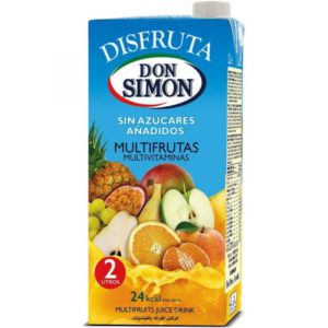 DISFRUTA MULTIFRUTAS DON SIMON 2 LT BRICK