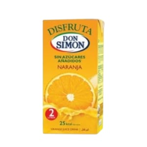 DISFRUTA NARANJA BRICK 2 LT DON SIMON SIN AZUCARES AÑADIDOS