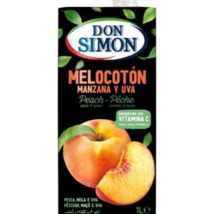 ZUMO MELOCOTON /MANZANA/UVA BRICK 1 LT DON SIMON