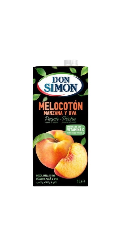 ZUMO MELOCOTON /MANZANA/UVA BRICK 1 LT DON SIMON