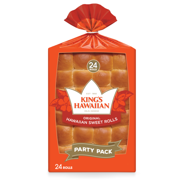 ORIGINAL HAWAIIAN SWEET ROLLS 24 OZ KING HAWAIIAN